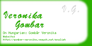 veronika gombar business card