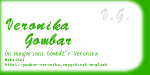 veronika gombar business card